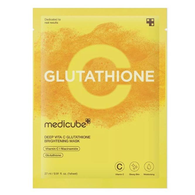 Medicube Deep Vita C Glutathione Brightening Mask 27ml - Image 1