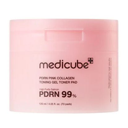 Medicube PDRN Pink Collagen Toning Gel Toner Pad (70 Pads) - Image 1