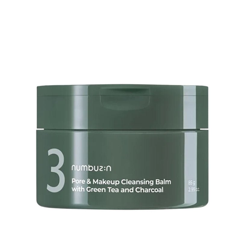 Numbuzin No.3 Pore & Makeup Cleansing Balm with Green Tea and Charcoal 85g - Image 1