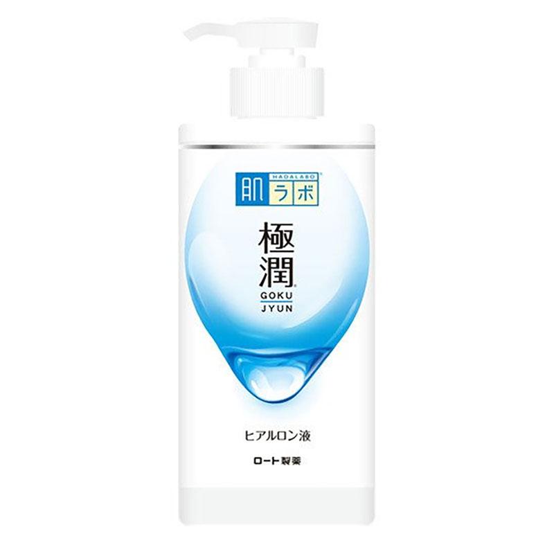 Rohto Hada Labo Goku-Jyun Hyaluronic Acid Lotion Moist 400ml (Large Pump Bottle) - Image 1
