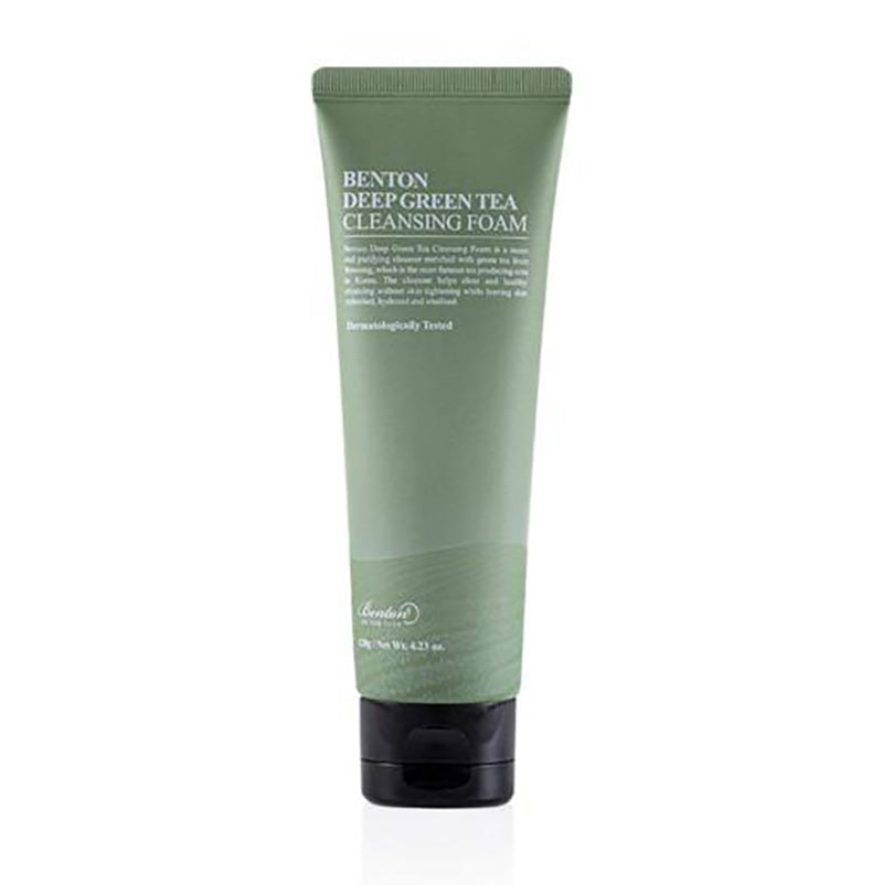 Benton Deep Green Tea Cleansing Foam 120g
