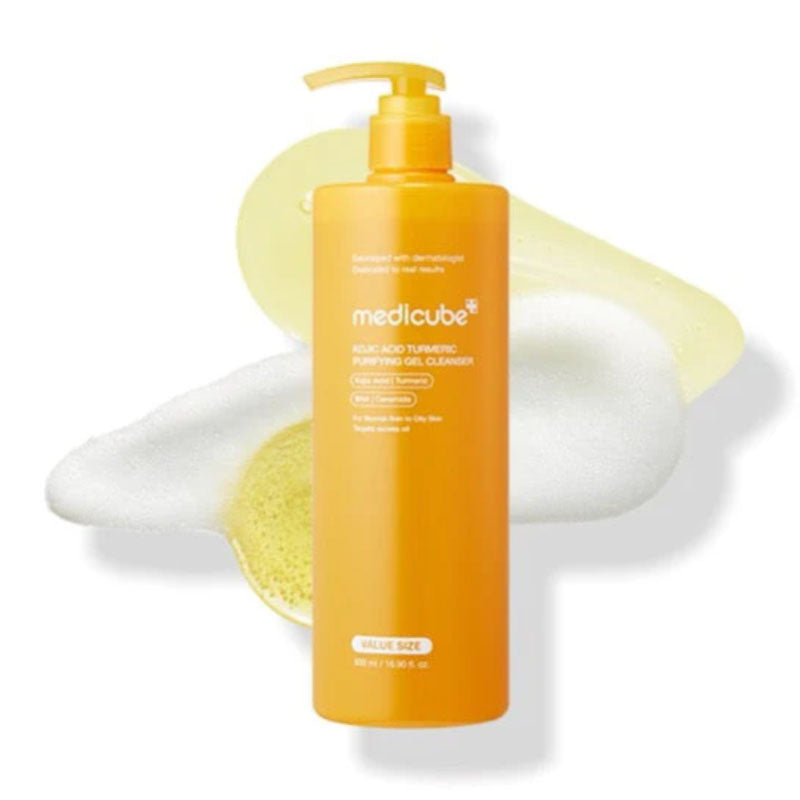 Medicube Kojic Acid Turmeric Purifying Gel Cleanser 500ml - Image 1