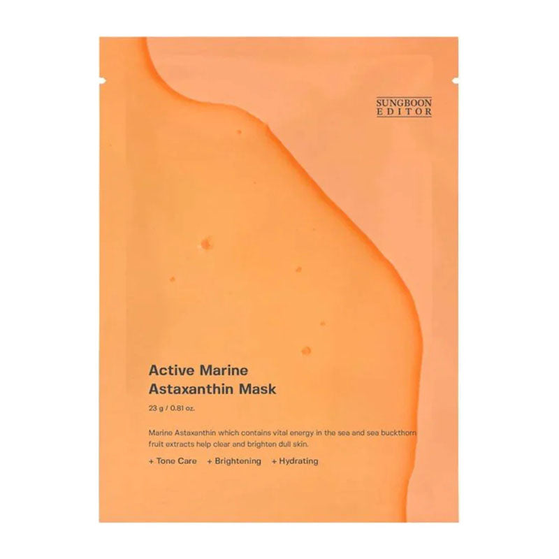 Sungboon Editor Active Marine Astaxanthin Toning Serum Mask 23ml - Image 1