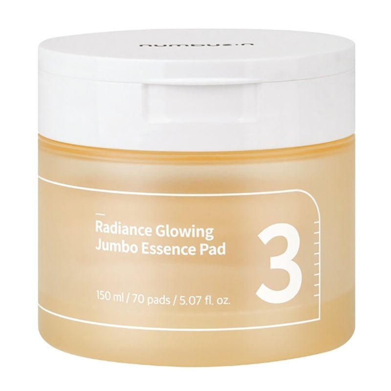 Numbuzin No.3 Radiance Glowing Jumbo Essence Pad 150ml (70 Pads)