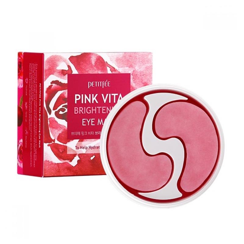 Petitfee Pink Vita Brightening Eye Mask 30 Pairs