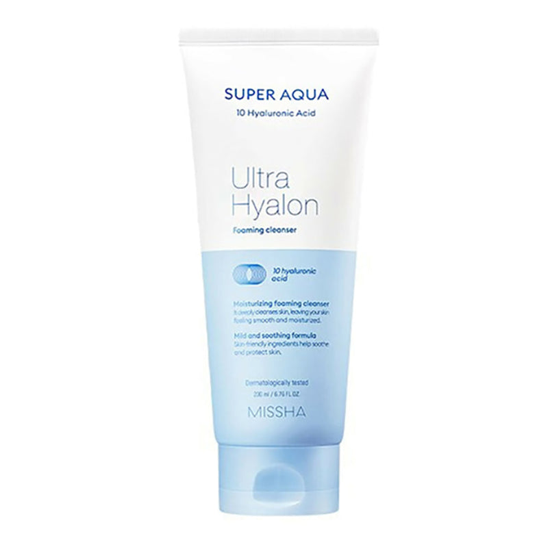 Missha Super Aqua Ultra Hyalron Foaming Cleanser 200ml